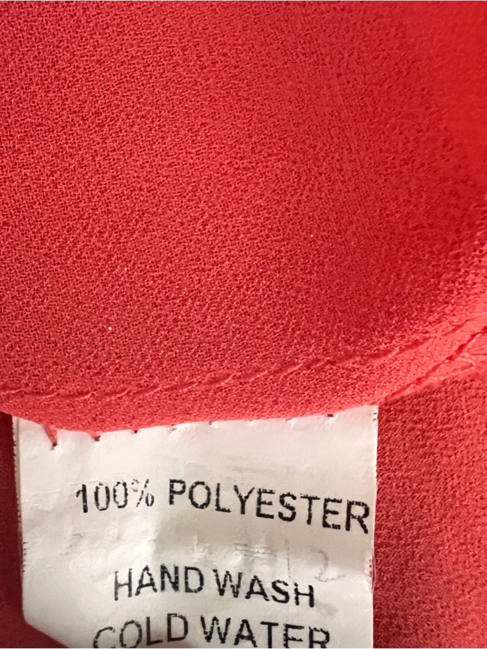 Avec Coral Sheer Sleeveless Strappy Back Top Size Medium, EUC - Picture 6 of 6